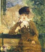 Dame a L ombrelle, Berthe Morisot
